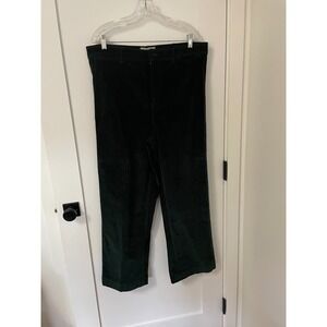 Everlane Women's Dark Green Corduroy Pants‎ Size 16
